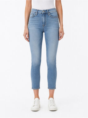 Joe's Jeans Brenda High Rise Cropped Skinny Jeans Size 31 Light Wash